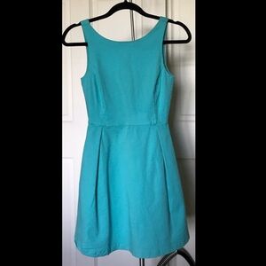 Zara fit and flare dress in blue size xs